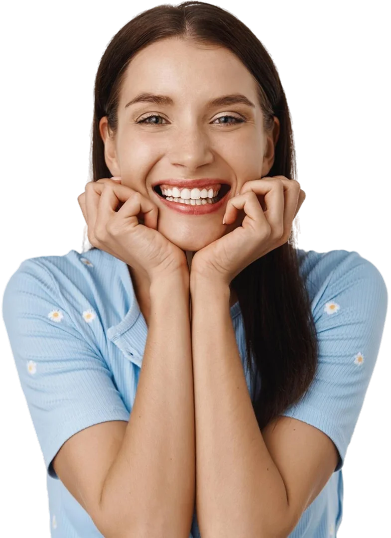 beautiful woman white background 1 6
