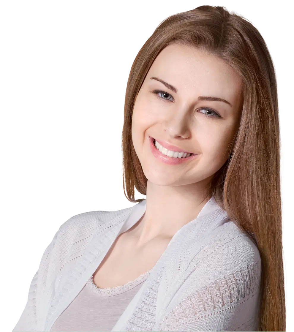 beautiful young woman smiling 2