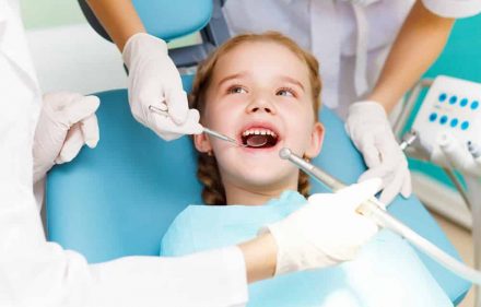 A Little Girl With A Dentists