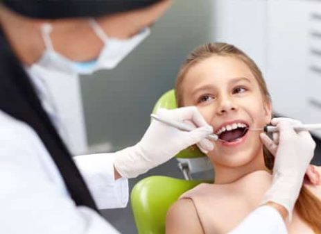 young child at dentist in gosford