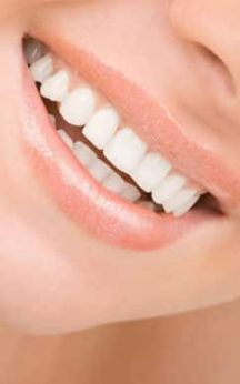 close up woman smile with white teeth